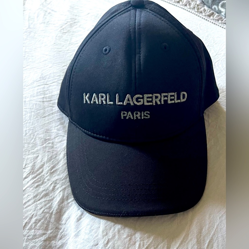 NWT Karl Lagerfeld baseball cap-Blk
